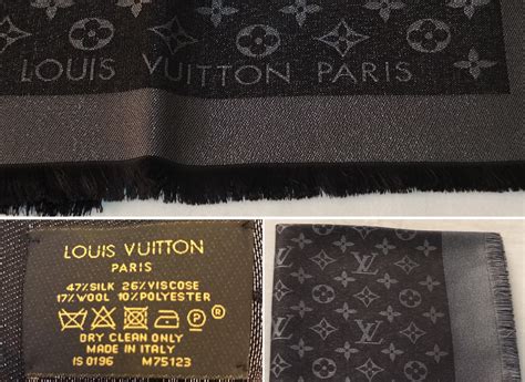 fake label louis vuitton monogram shawl